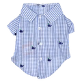 Shirt Gingham Whales