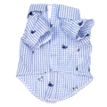 Shirt Gingham Whales