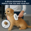 Ergonomic Pet Grooming Brush for Dogs & Cats